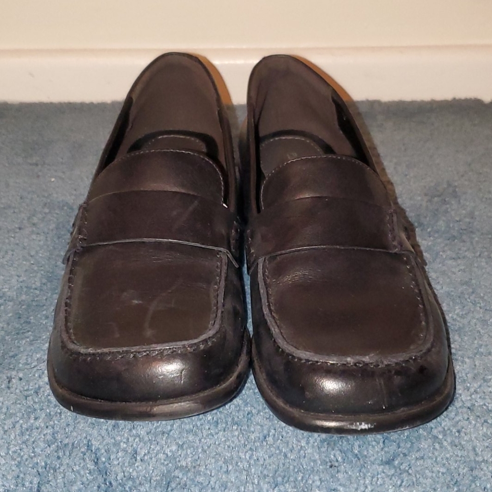 Black Vegan Leather Shoes